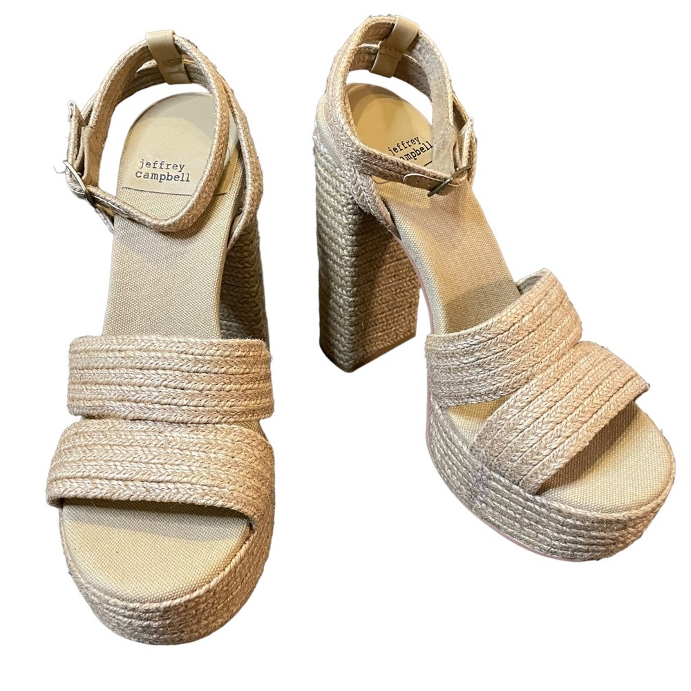 NWOT JEFFREY CAMPBELL Yawl Ankle Strap Sandal, Size 9.5